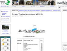 Tablet Screenshot of mairie-ecuelles.fr